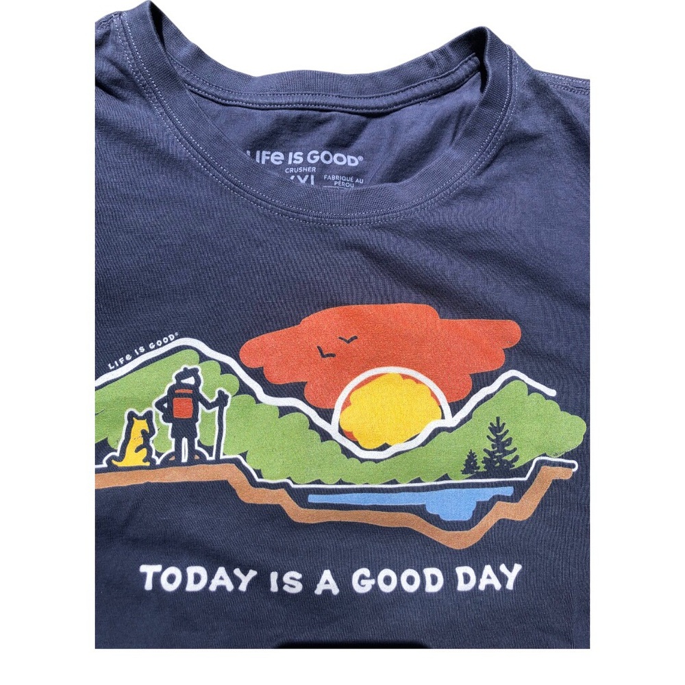 Life Is Good Crusher “Today’s a Good Day” T Shirt Men’s XXL
